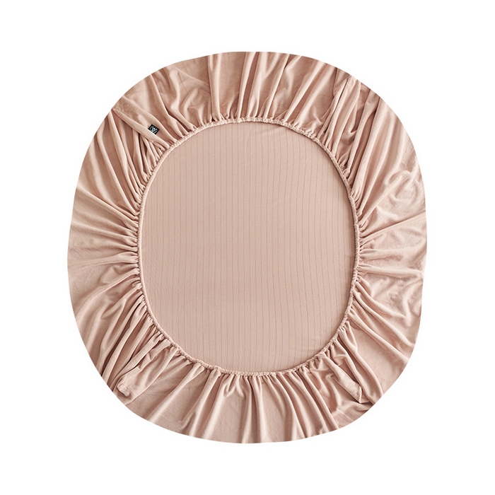 91家纺网 家纺一手货源 找家纺 千朵森 2025新款全消光牛奶绒床笠单床笠单品床笠单件床笠-芙妮 芙妮-香草粉