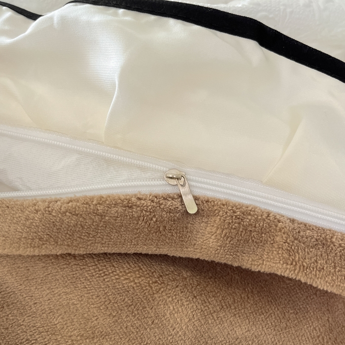 91家纺网 家纺一手货源 找家纺 艺玲家纺 2025新款牛奶绒韩版蕾丝四件套-花香梦境绒 花香梦境绒-咖色