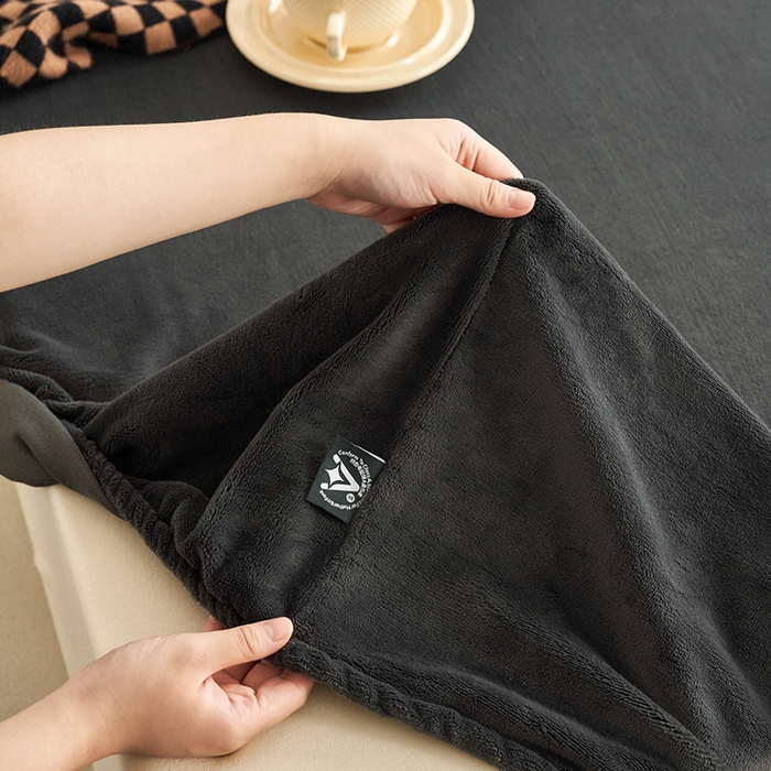 91家纺网 家纺一手货源 找家纺 千朵森 2025新款全消光牛奶绒床笠单床笠单品床笠单件床笠-芙妮 芙妮-雅士灰