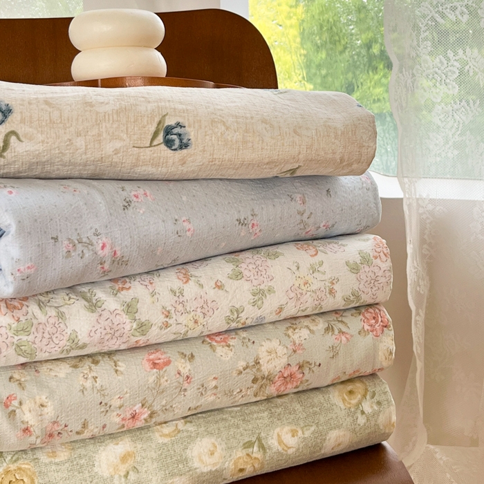 91家纺网 家纺一手货源 找家纺 爱彼家纺 2025新款亲肤舒适原麻亚麻水洗棉四件套-纽扣款 组合图