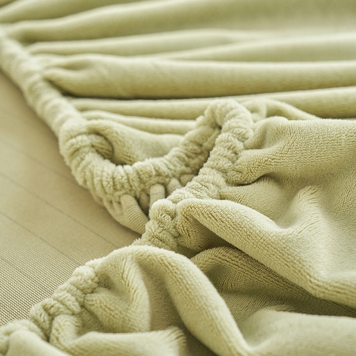 91家纺网 家纺一手货源 找家纺 千朵森 2025新款全消光牛奶绒床笠单床笠单品床笠单件床笠-芙妮 芙妮-莺茶绿