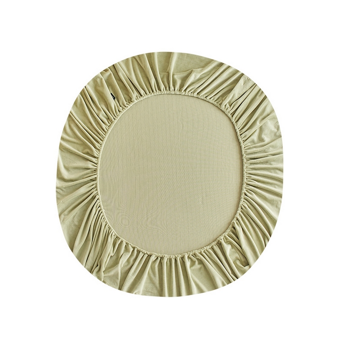 91家纺网 家纺一手货源 找家纺 千朵森 2025新款全消光牛奶绒床笠单床笠单品床笠单件床笠-芙妮 芙妮-莺茶绿