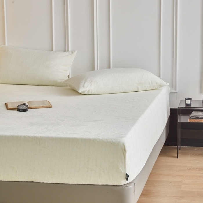 91家纺网 家纺一手货源 找家纺 （总）千朵森 2025新款全消光牛奶绒床笠单床笠单品床笠单件床笠-芙妮