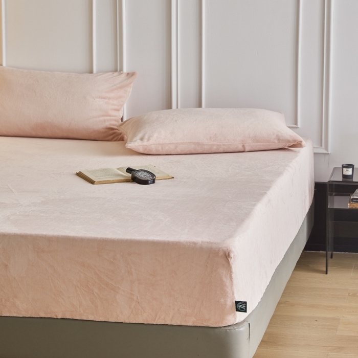 91家纺网 家纺一手货源 找家纺 （总）千朵森 2025新款全消光牛奶绒床笠单床笠单品床笠单件床笠-芙妮