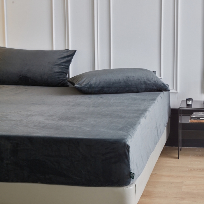 91家纺网 家纺一手货源 找家纺 （总）千朵森 2025新款全消光牛奶绒床笠单床笠单品床笠单件床笠-芙妮