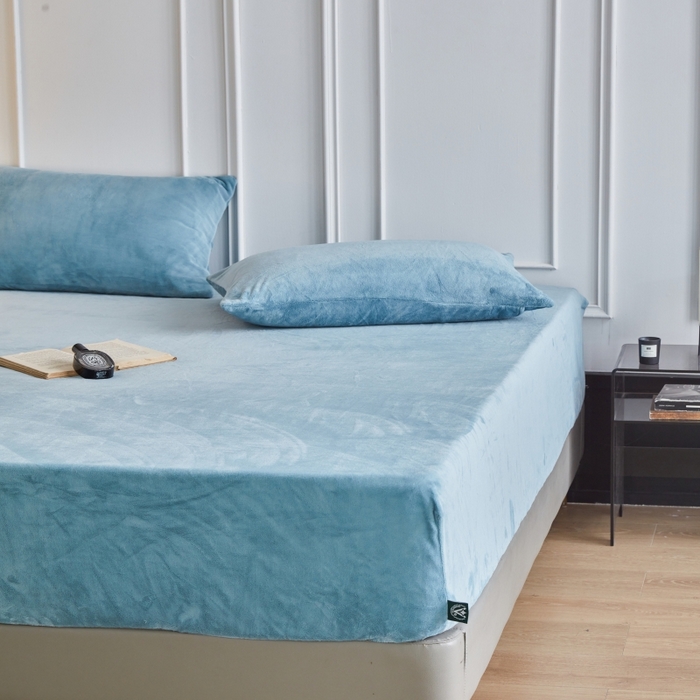 91家纺网 家纺一手货源 找家纺 （总）千朵森 2025新款全消光牛奶绒床笠单床笠单品床笠单件床笠-芙妮