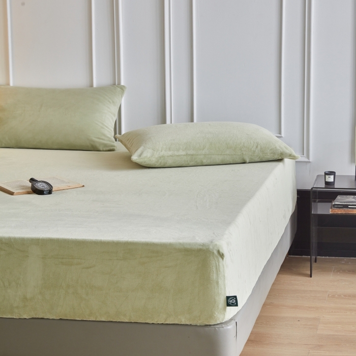 91家纺网 家纺一手货源 找家纺 （总）千朵森 2025新款全消光牛奶绒床笠单床笠单品床笠单件床笠-芙妮