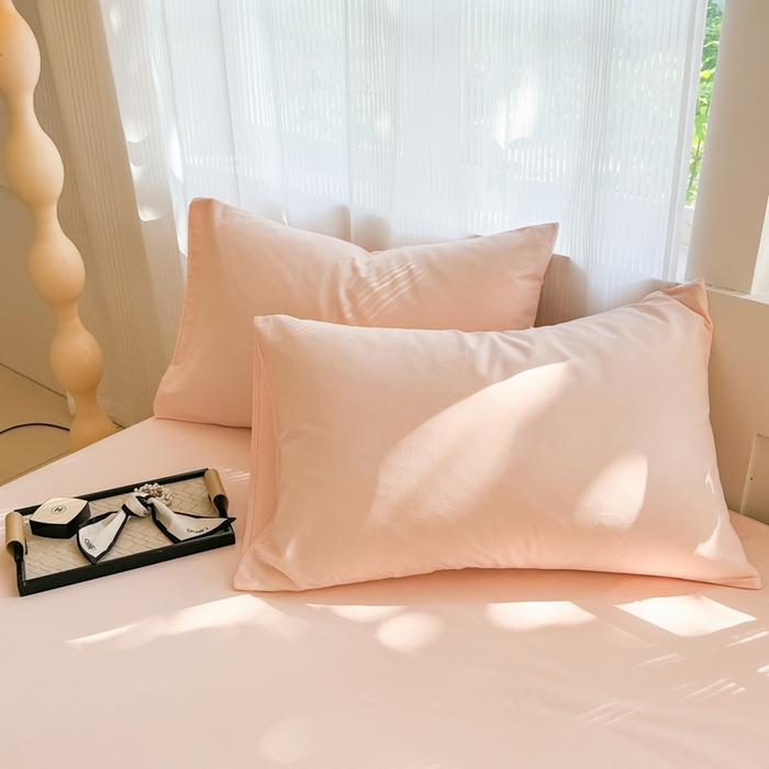 91家纺网 家纺一手货源 找家纺 丽美人家纺 2025新款全棉纯棉磨毛单床单 床单单件 浅豆沙