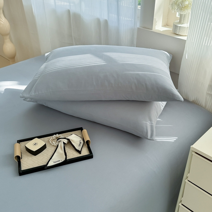 91家纺网 家纺一手货源 找家纺 丽美人家纺 2025新款全棉纯棉磨毛单床单 床单单件 繁星蓝