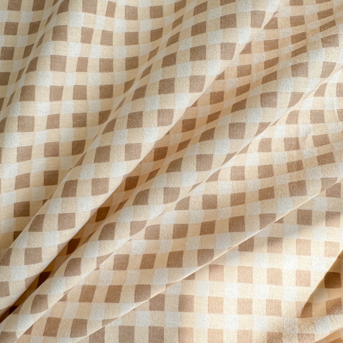 91家纺网 家纺一手货源 找家纺 丽美人家纺 2025新款全棉纯棉磨毛单床单 床单单件 迷你咖格