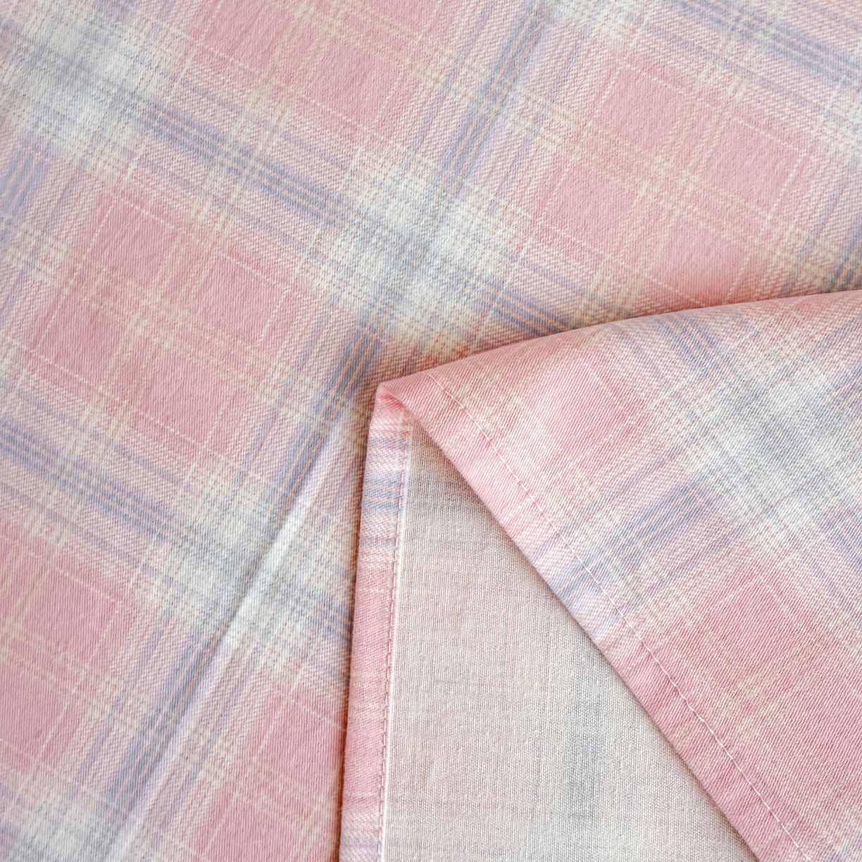 91家纺网 家纺一手货源 找家纺 丽美人家纺 2025新款全棉纯棉磨毛单床单 床单单件 温馨粉格