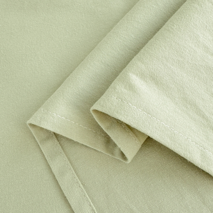 91家纺网 家纺一手货源 找家纺 丽美人家纺 2025新款全棉纯棉磨毛单床单 床单单件 茶香绿