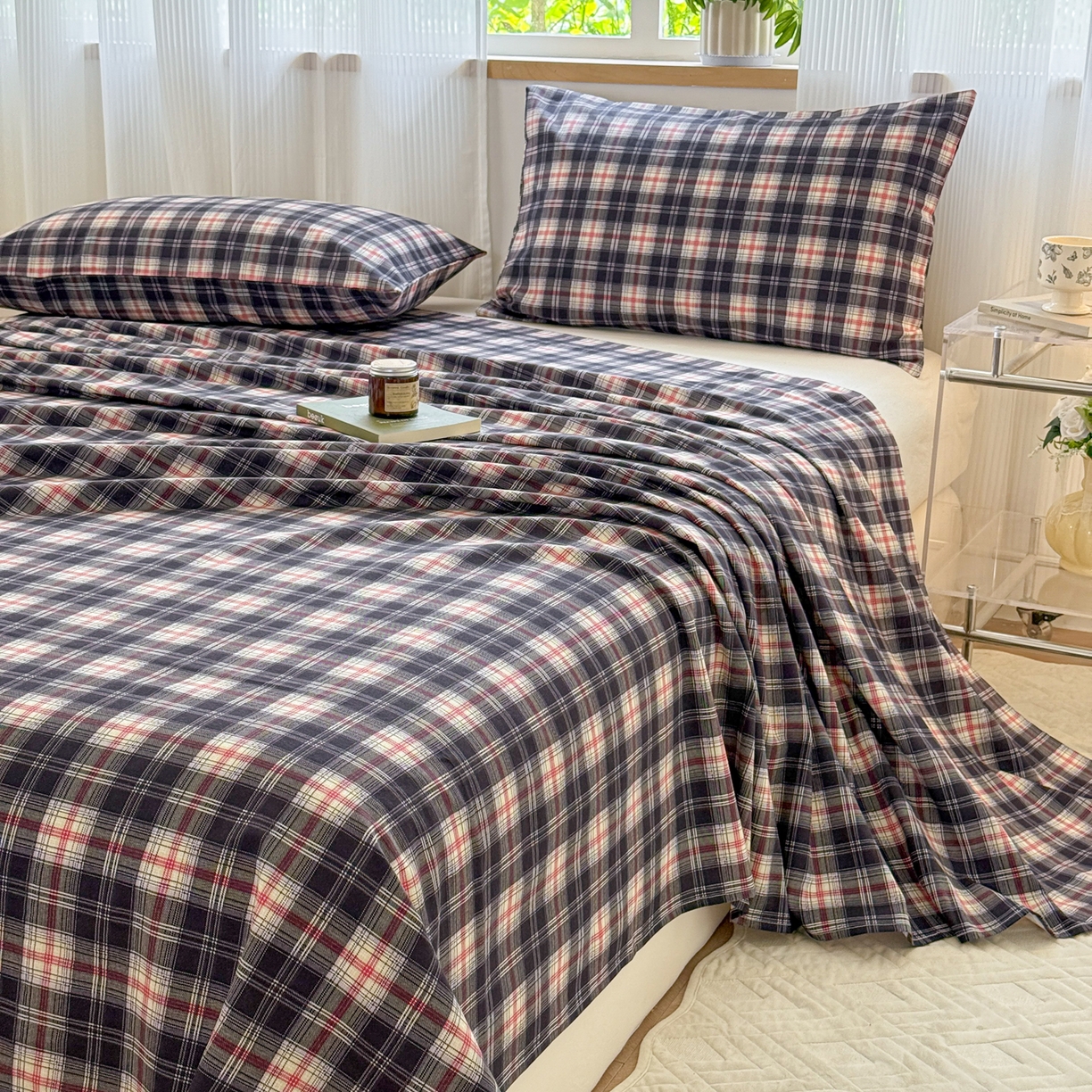 91家纺网 家纺一手货源 找家纺 （总）丽美人家纺 2025新款全棉纯棉磨毛单床单 床单单件