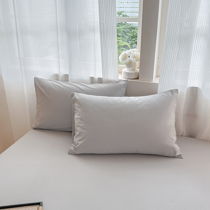 91家纺网 家纺一手货源 找家纺 丽美人家纺 2025新款全棉纯棉磨毛单床笠 床笠单件 水晶灰