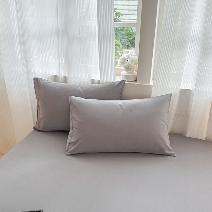 91家纺网 家纺一手货源 找家纺 丽美人家纺 2025新款全棉纯棉磨毛单床笠 床笠单件 慕斯灰