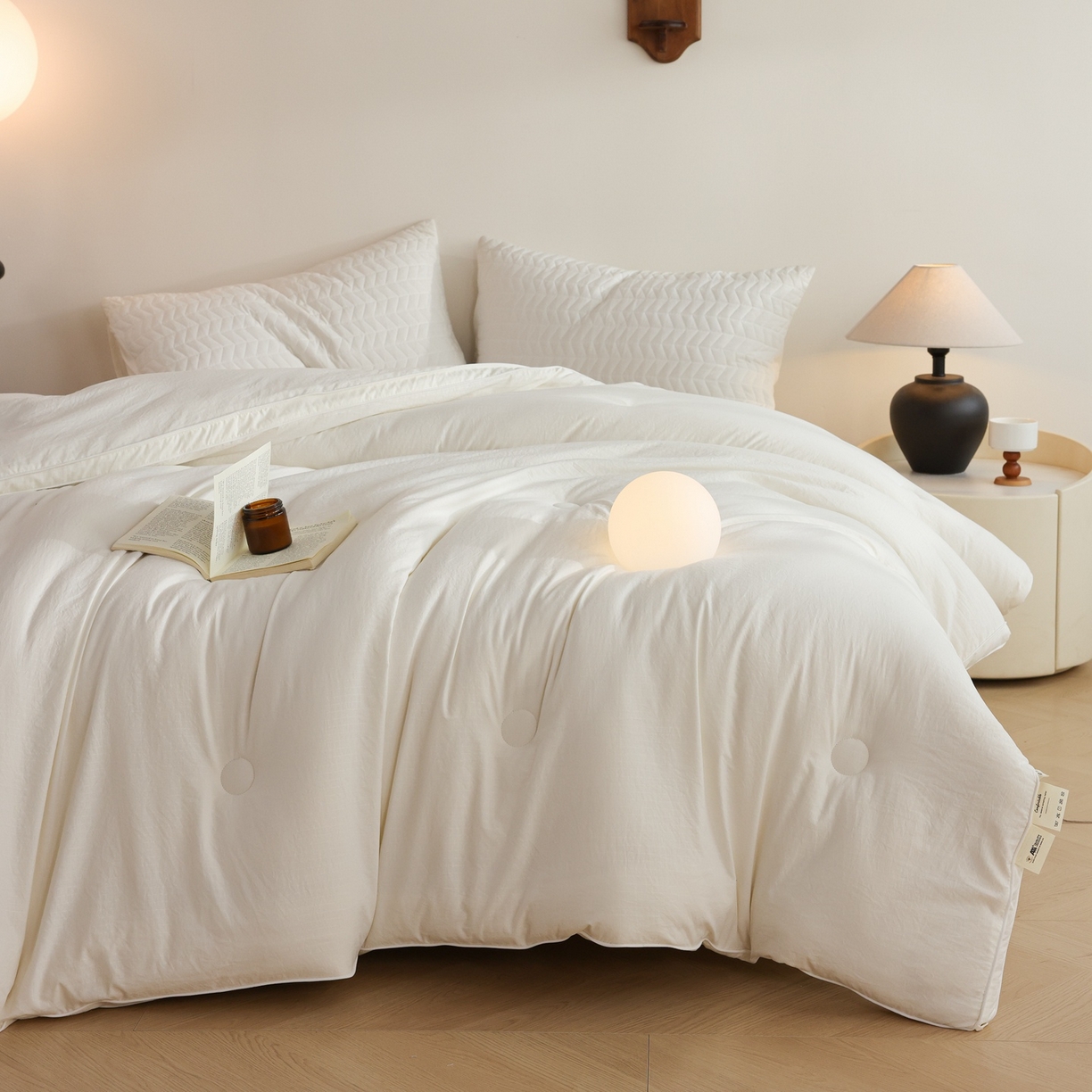 91家纺网 家纺一手货源 找家纺 （总）益多眠 2025新款立体滚边大豆被 被子被芯