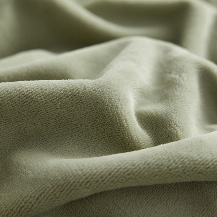 91家纺网 家纺一手货源 找家纺 千朵森 2025新款高克重全消光纯色牛奶绒套件四件套 风格一 绿芙