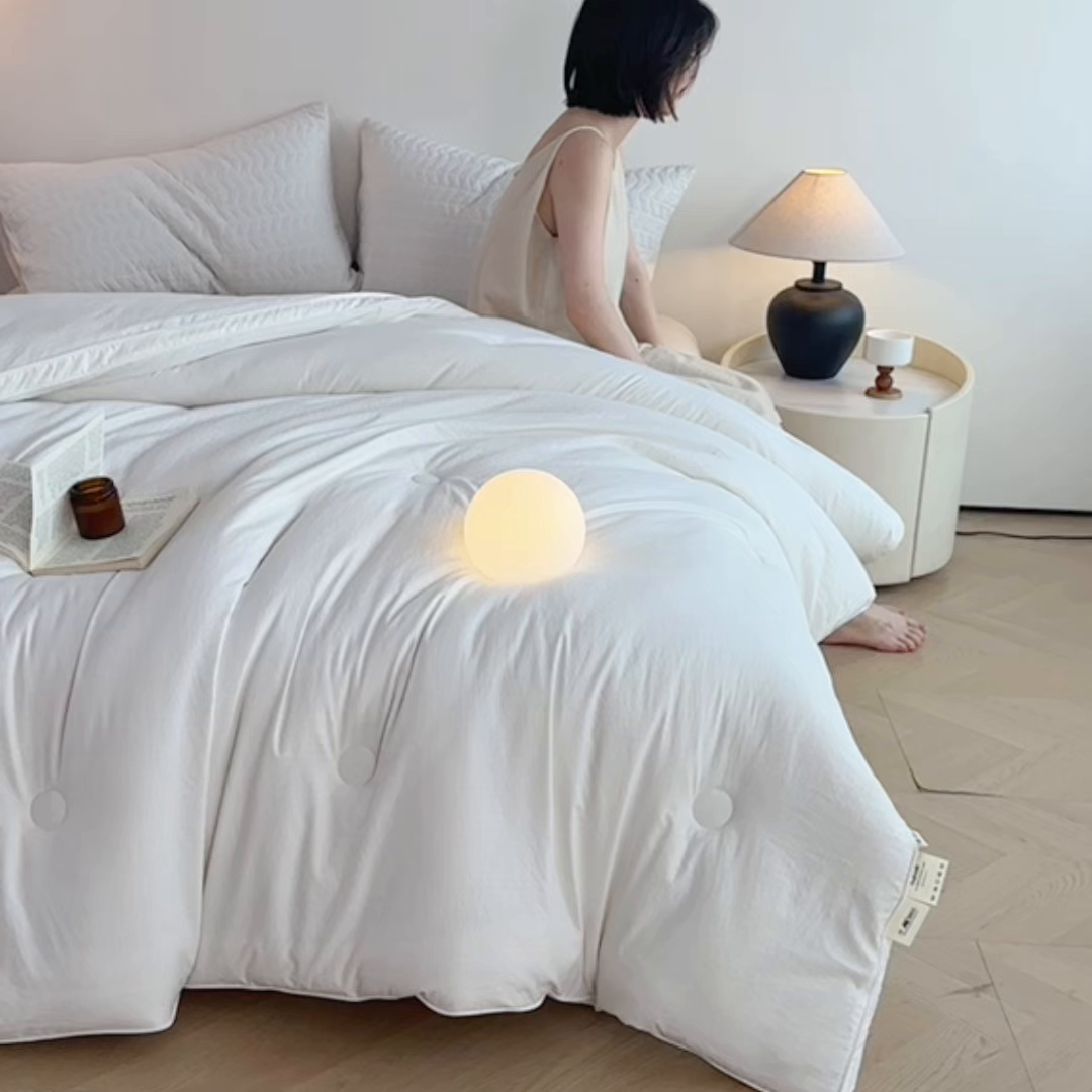 91家纺网 家纺一手货源 找家纺 （总）益多眠 2025新款立体滚边大豆被 被子被芯