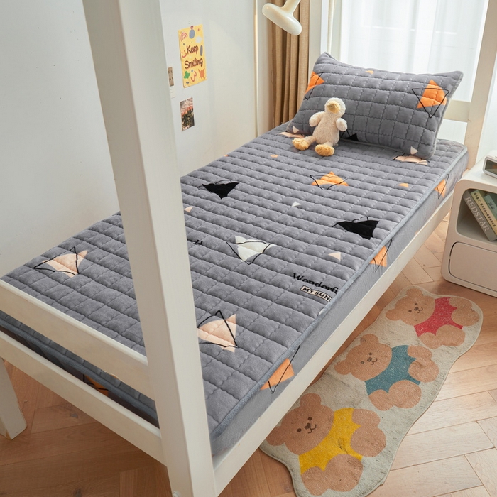 91家纺网 家纺一手货源 找家纺 （总）爱思凯家纺 2025新款初心-牛奶绒学生床笠小号三件套