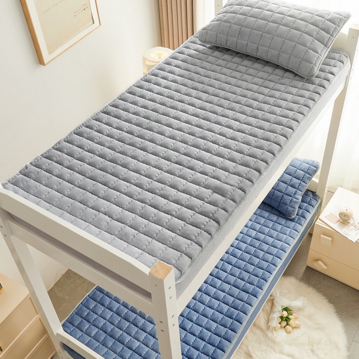 91家纺网 家纺一手货源 找家纺 爱思凯家纺 2025新款初心-牛奶绒学生床笠小号三件套 【初心】床笠-时尚灰