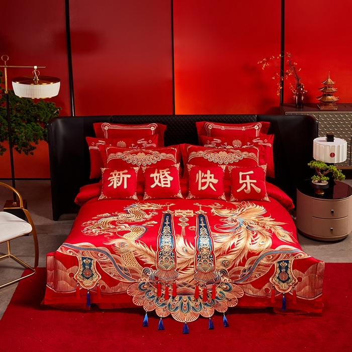 91家纺网 家纺一手货源 找家纺 （总）皇潮婚庆馆 2025新款高端婚庆系列套件