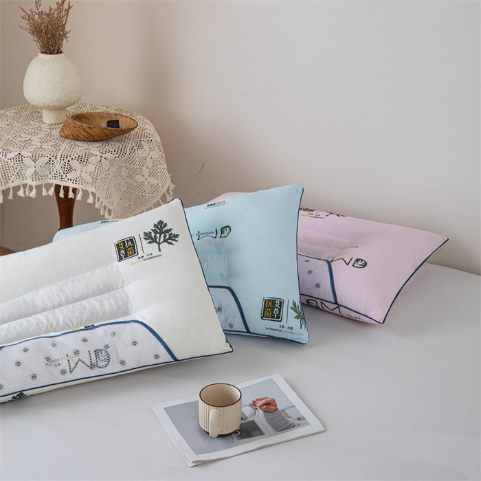 91家纺网 家纺一手货源 找家纺 （总）卓昌枕芯 2025新款艾草抗菌决明子磁石定型枕护颈枕枕头枕芯