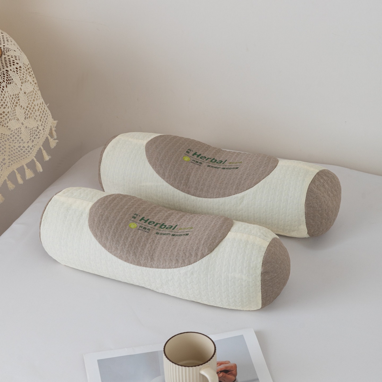 91家纺网 家纺一手货源 找家纺 （总）卓昌枕芯 2025新款天然草本荞麦壳元宝枕颈椎枕枕头枕芯