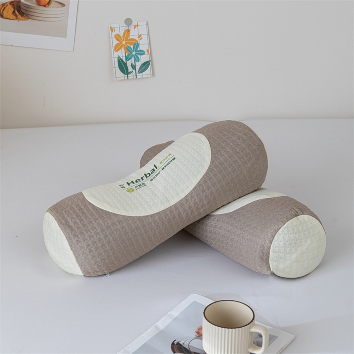 91家纺网 家纺一手货源 找家纺 卓昌枕芯 2025新款天然草本荞麦壳元宝枕颈椎枕枕头枕芯 咖色元宝枕