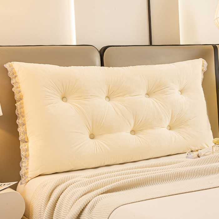 91家纺网 家纺一手货源 找家纺 碧尔 2025新款直条牛奶绒床头靠垫 草莓小花