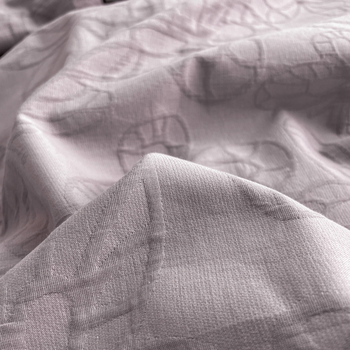 91家纺网 家纺一手货源 找家纺 宜代光年 2025新款全棉色织水洗棉大提花四件套（第一批） 光之蝶-紫