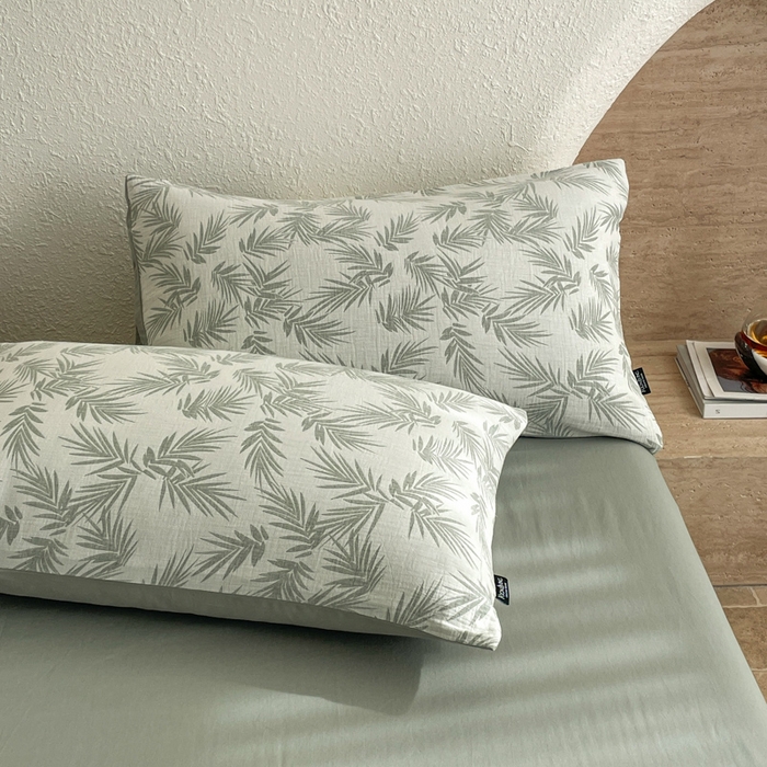 91家纺网 家纺一手货源 找家纺 宜代光年 2025新款全棉色织水洗棉大提花四件套（第一批）居有竹