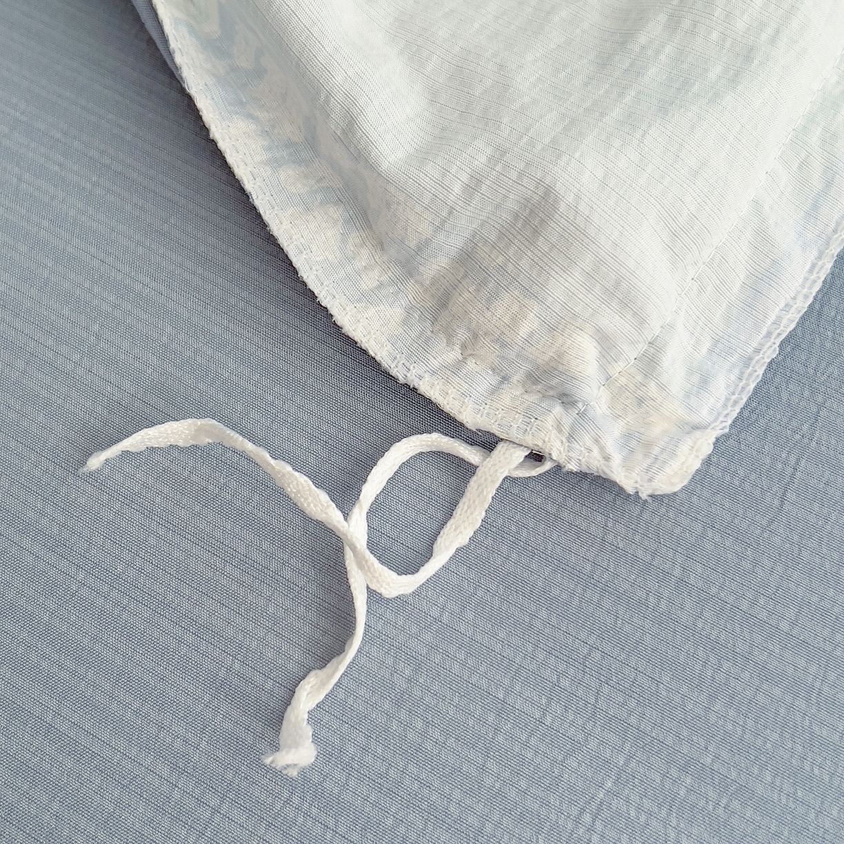 91家纺网 家纺一手货源 找家纺 赫然家纺 2026新款云感皱皱双层纱法式镂空全棉花边款单被套 兰亭序