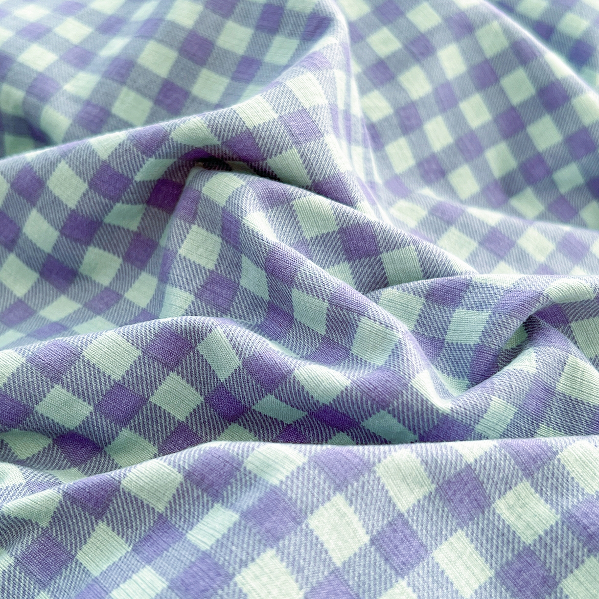 91家纺网 家纺一手货源 找家纺 赫然家纺 2026新款云感皱皱双层纱法式镂空全棉花边款单被套 北欧格