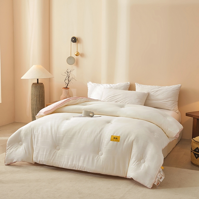 91家纺网 家纺一手货源 找家纺 （总）晚悠家纺 2025新款A类抗菌控温保暖大豆被5.0被子被芯春秋冬被夏被爆款