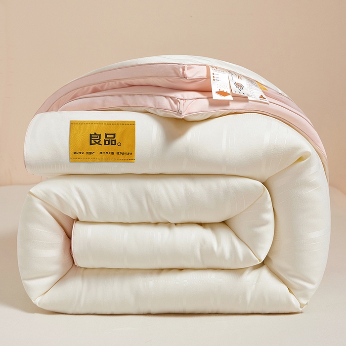 91家纺网 家纺一手货源 找家纺 （总）晚悠家纺 2025新款A类抗菌控温保暖大豆被5.0被子被芯春秋冬被夏被爆款