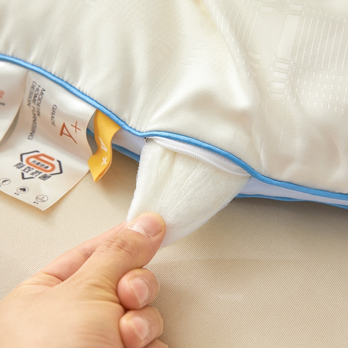 91家纺网 家纺一手货源 找家纺 晚悠家纺 2025新款A类抗菌控温保暖大豆被5.0被子被芯春秋冬被夏被爆款 奶白蓝