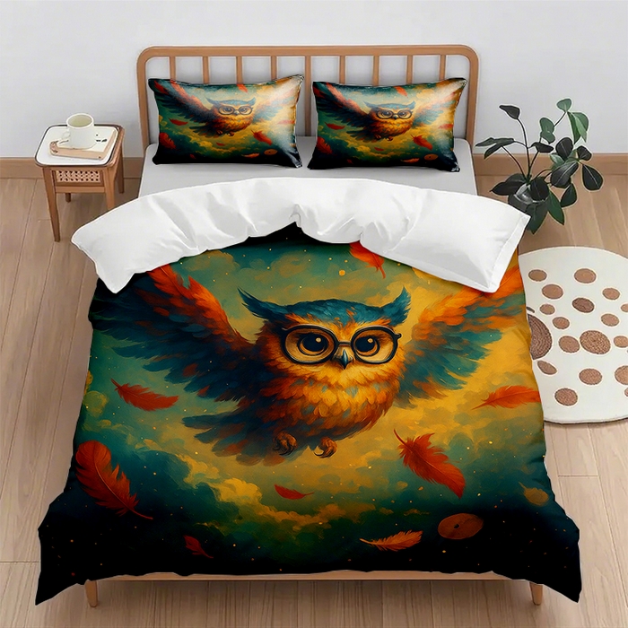 91家纺网 家纺一手货源 找家纺 （总1）轩贝雅 2025新款跨境Pod工厂数码印花被套套装（被套+枕套）第六批