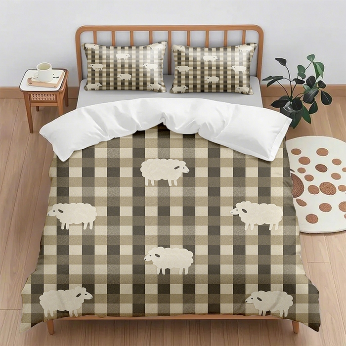 91家纺网 家纺一手货源 找家纺 （总1）轩贝雅 2025新款跨境Pod工厂数码印花被套套装（被套+枕套）第六批