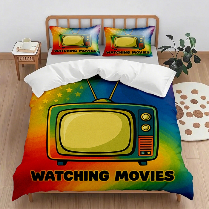 91家纺网 家纺一手货源 找家纺 （总1）轩贝雅 2025新款跨境Pod工厂数码印花被套套装（被套+枕套）第六批