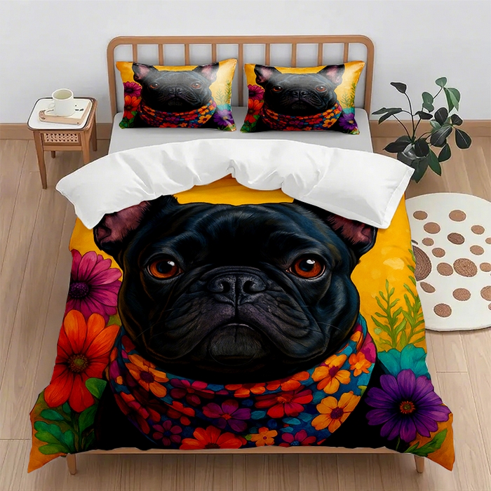 91家纺网 家纺一手货源 找家纺 （总1）轩贝雅 2025新款跨境Pod工厂数码印花被套套装（被套+枕套）第六批