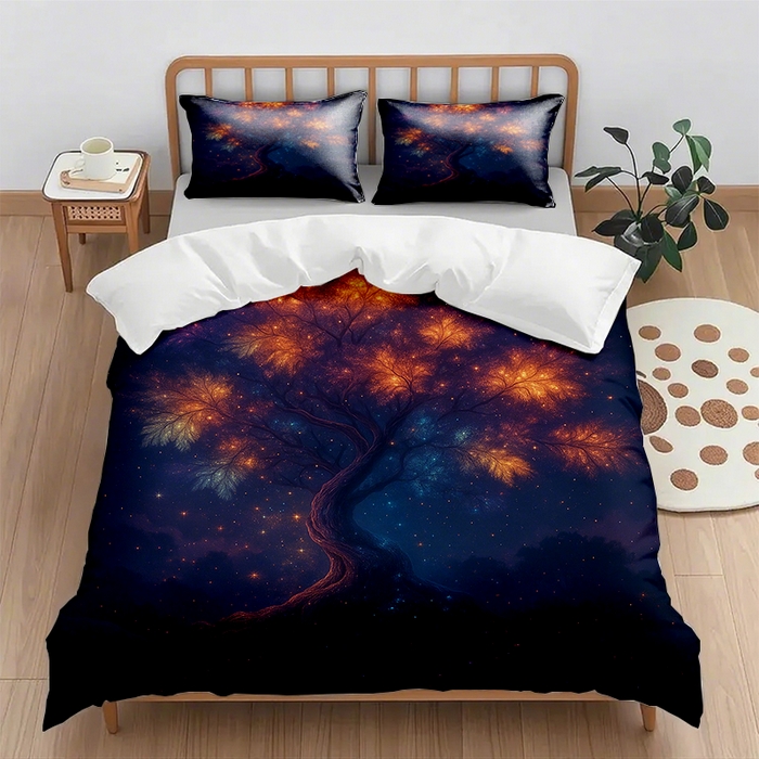 91家纺网 家纺一手货源 找家纺 （总1）轩贝雅 2025新款跨境Pod工厂数码印花被套套装（被套+枕套）第六批