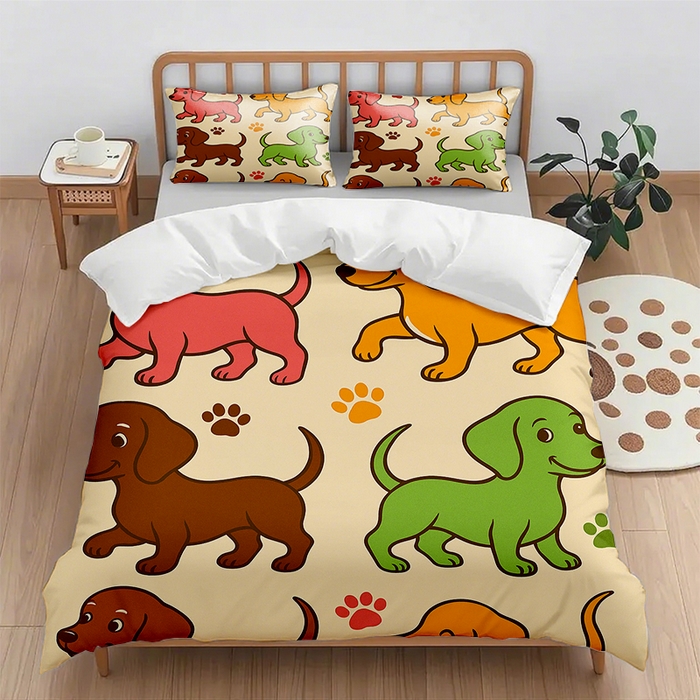 91家纺网 家纺一手货源 找家纺 （总1）轩贝雅 2025新款跨境Pod工厂数码印花被套套装（被套+枕套）第六批