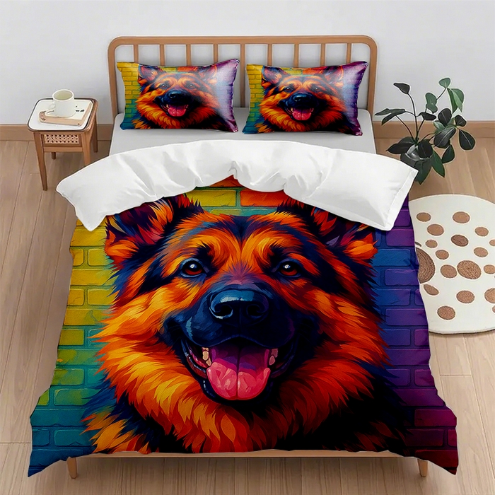 91家纺网 家纺一手货源 找家纺 （总1）轩贝雅 2025新款跨境Pod工厂数码印花被套套装（被套+枕套）第六批