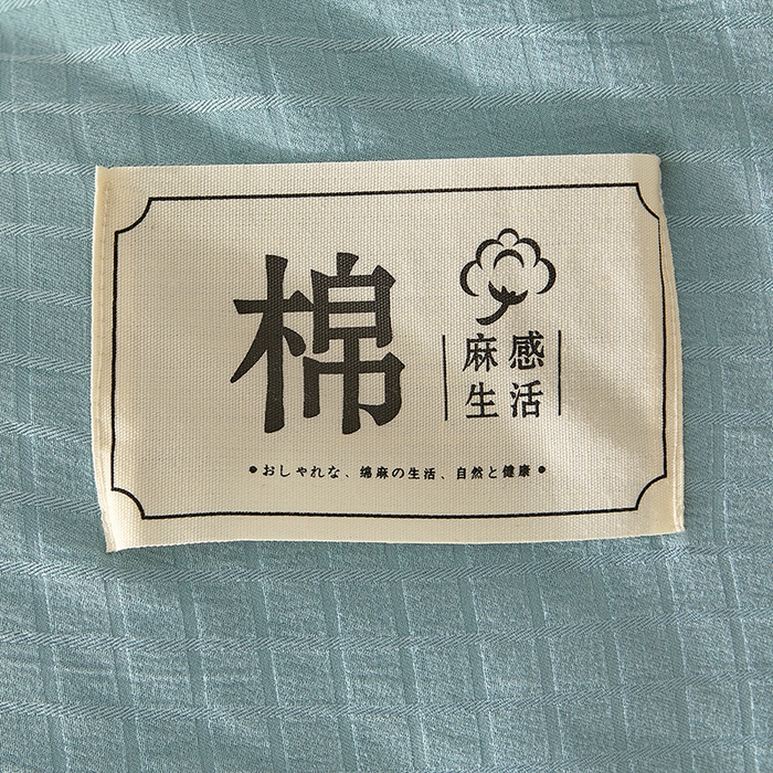 91家纺网 家纺一手货源 找家纺 晚悠家纺 2025新款提花A类原棉大豆纤维被子被芯春秋被冬被供货直播网销 蓝色