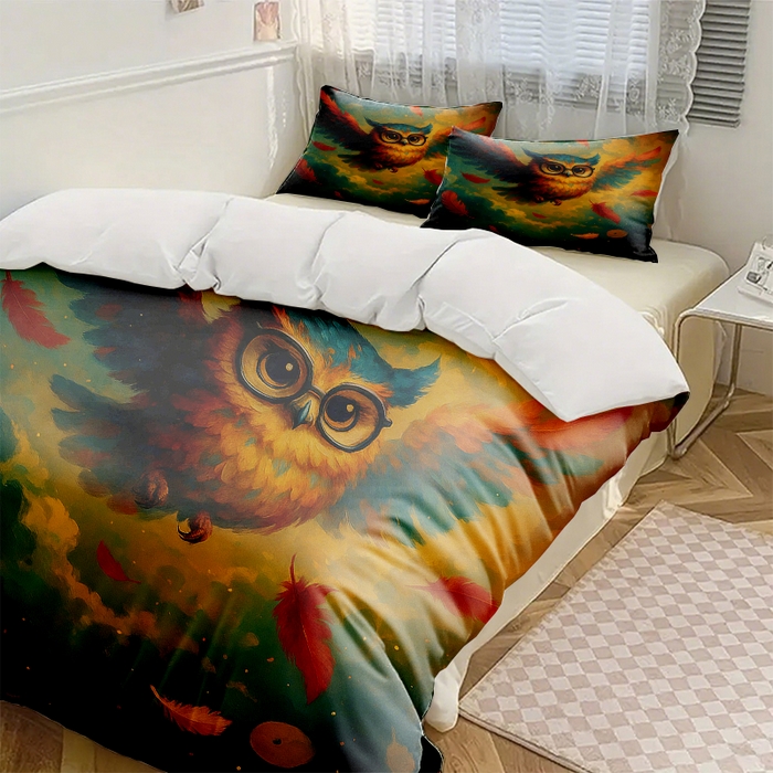 91家纺网 家纺一手货源 找家纺 （总1）轩贝雅 2025新款跨境Pod工厂数码印花被套套装（被套+枕套）第六批