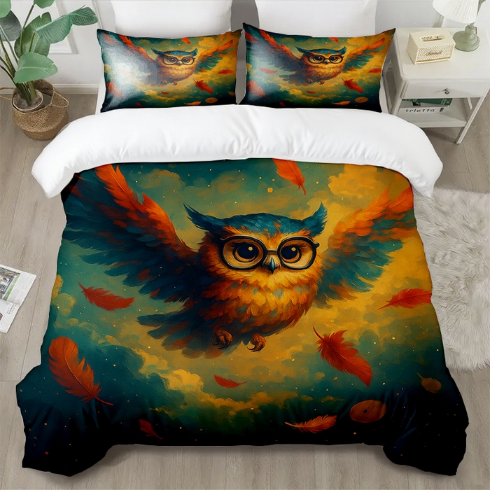 91家纺网 家纺一手货源 找家纺 （总1）轩贝雅 2025新款跨境Pod工厂数码印花被套套装（被套+枕套）第六批