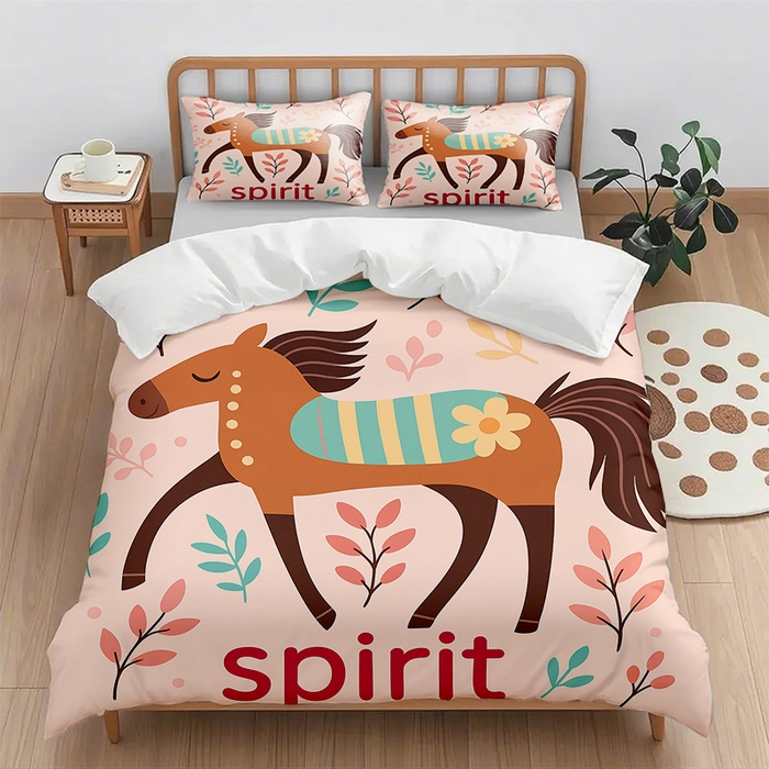 91家纺网 家纺一手货源 找家纺 （总1）轩贝雅 2025新款跨境Pod工厂数码印花被套套装（被套+枕套）第六批