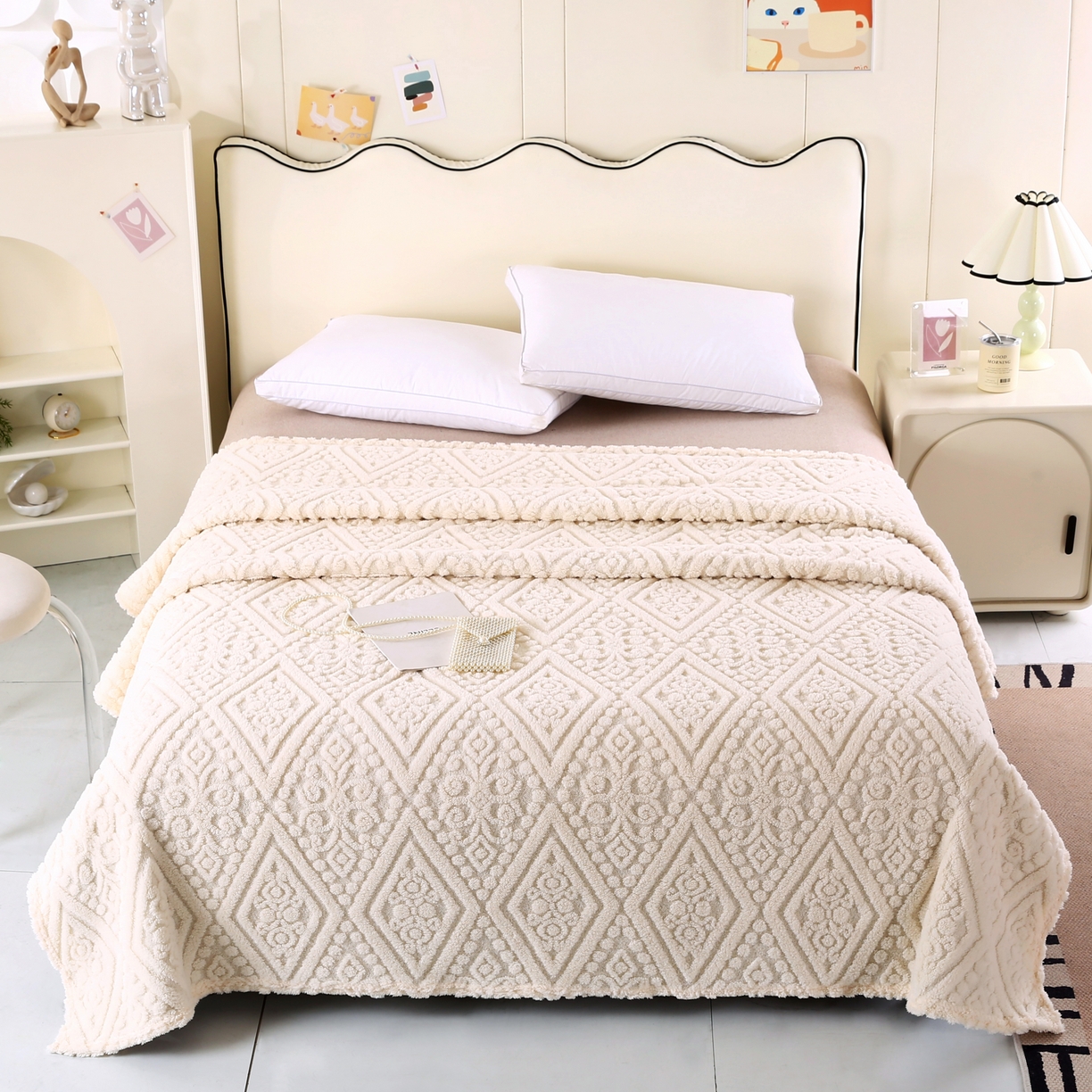 91家纺网 家纺一手货源 找家纺 （总）巴木赫 2025新款如意阁塔芙绒毯子毛毯