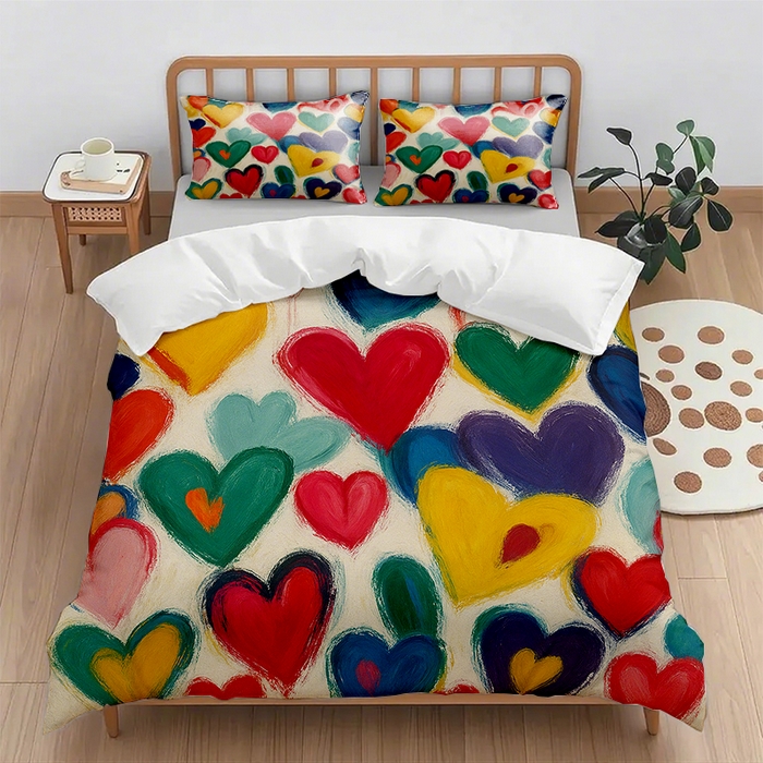 91家纺网 家纺一手货源 找家纺 （总2）轩贝雅 2025新款跨境Pod工厂数码印花被套套装（被套+枕套）第六批