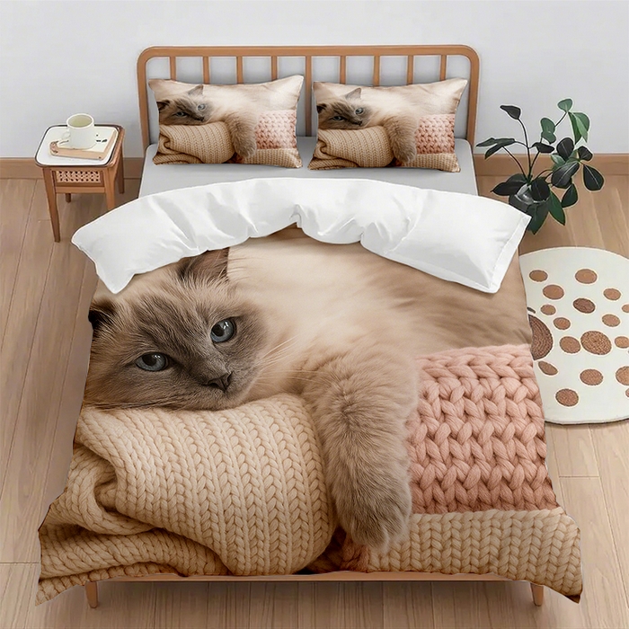 91家纺网 家纺一手货源 找家纺 （总2）轩贝雅 2025新款跨境Pod工厂数码印花被套套装（被套+枕套）第六批